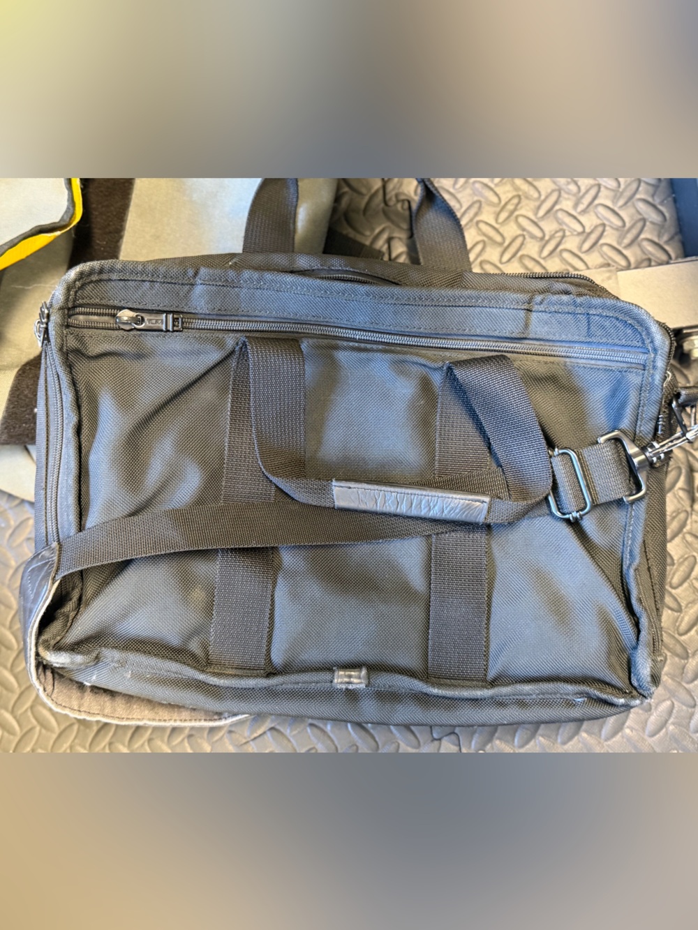 TUMI Black Men’s LAPTOP/work Crossbody Soft Briefcase Bag